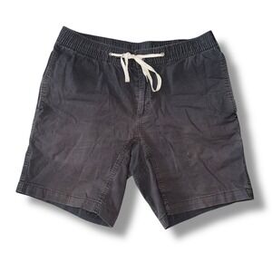 Vuori Ripstop Climber Shorts Medium Charcoal Grey V370 Elastic Waist 8" Inseam